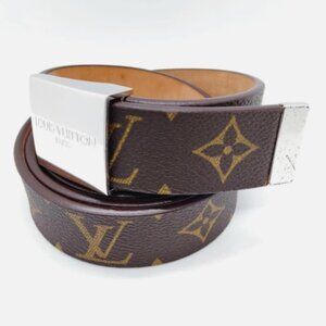 Authentic Louis Vuitton Belt Browns Monogram mn244-010326